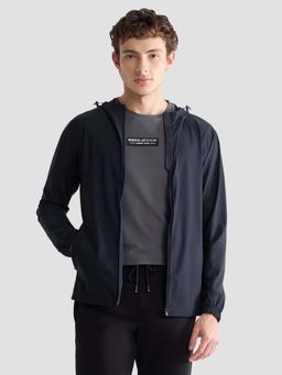 U.S. POLO ASSN. - Blue Solid Slim Jacket