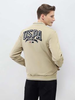 U.S. Polo Assn. Denim Co. - Beige Printed Regular Jacket