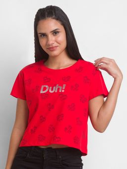 Globus - Classic Red Printed T-Shirt