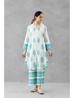Finethreads by Hina & Nikhat - Baag Breeze Green Co-Ord Set