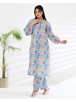 CHHAAP TILAK - Floral Multi-Color Co-Ord Set