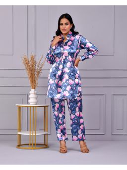 CHHAAP TILAK - Lotus Blue Co-Ord Set