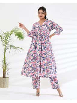 CHHAAP TILAK - Pink Bloom Co-Ord Set