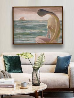 The Art House - Abstract Painting Multicolor (40X30 Inches)