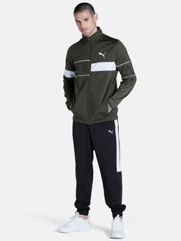 Puma - Cr Mens Green Jacket with Trackpant (set Of 2)