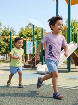 Nautinati - Boys' Pack of 2 Cotton Ocean Printed T-shirts