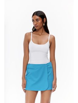 Qua - White Adjustable Tank Top