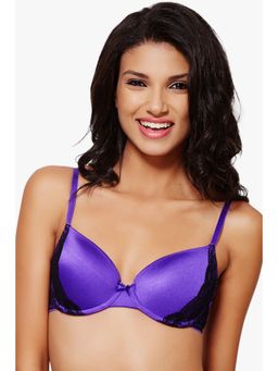 Zivame - High Gloss Padded Wired T Shirt Bra - Violet
