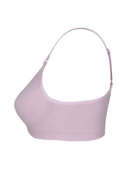 Zivame - Seamless Shaping Cup Single Layered Slip On Bra - Lavender Pink