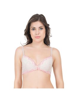 Zivame - Dual Toned Gentle Push Up Bra - Pink
