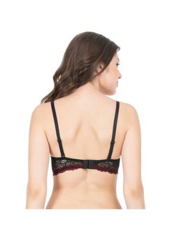 Zivame - Dual Toned Gentle Push Up Bra - Black