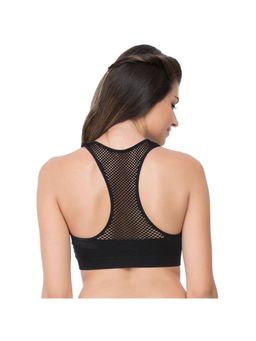 Zivame - Made To Layer Racerback Bralette - Black