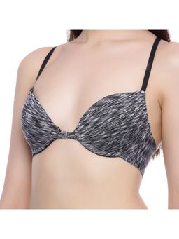 Zivame - Watch Your Back Front Open Gentle Pushup Bra-Grey