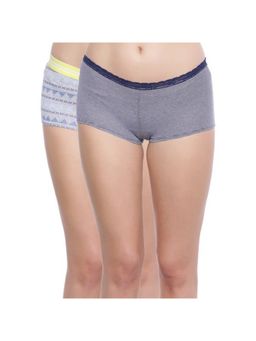 Zivame - Premium Cotton Low Rise Boy-Assorted (M)