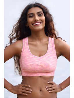 Zivame - Made to layer Seamless Slip-On bra - Pink