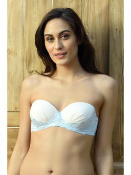 Zivame - Cuppa Contrast Gentle Lift Balconette Bra- Blue