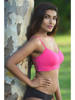 Zivame - Pretty Back Bralette- Fuchsia