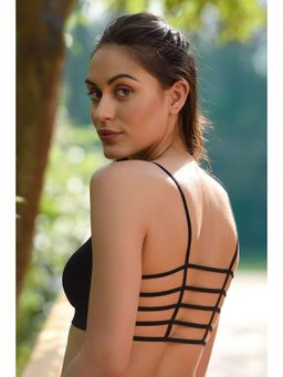 Zivame - Pretty Back Bralette- Black