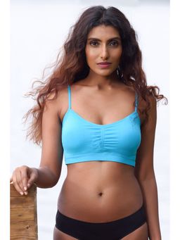 Zivame - Pretty Back Bralette- Turquoise