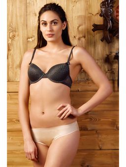 Zivame - Padded Balconette Lace Bra - Grey