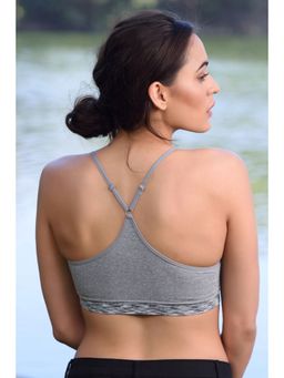 Zivame - Seamless Non Padded Bralette- Grey