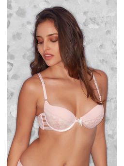 Zivame - Medium Coverage Padded Push Up Bra- Salmon
