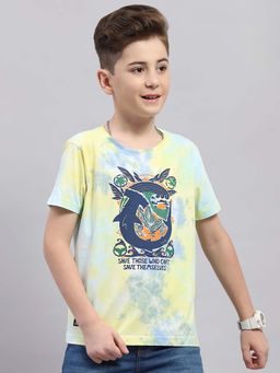 Monte Carlo - Multi-Color Printed Regular Fit T-Shirt
