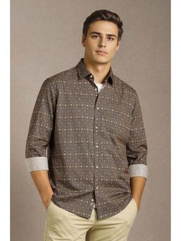 Louis Philippe - Men Multi-Color Print Full Sleeves Casual Shirt