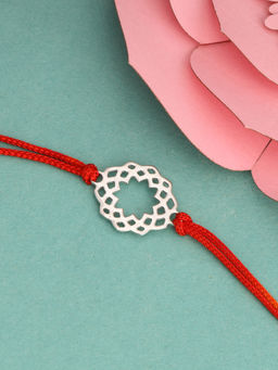 GIVA - Sterling Silver Traditional Mandala Rakhi