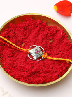 GIVA - Sterling Silver Sacred Knot Rakhi Cum Pendant