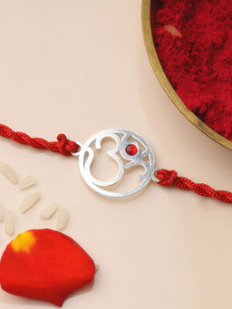 GIVA - Sterling Silver Divine Om Rakhi