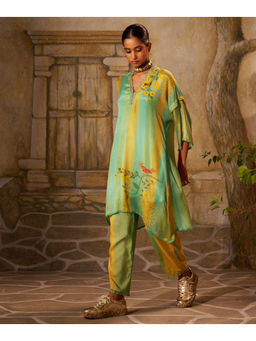 Basil Leaf - Multi-Color Kurta with Pant and Inner (Set of 3)