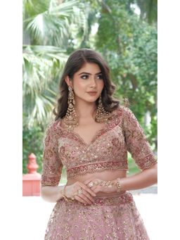 AMAARA JEWELS - Gulshan Trails Matte Gold Polki Long Earrings