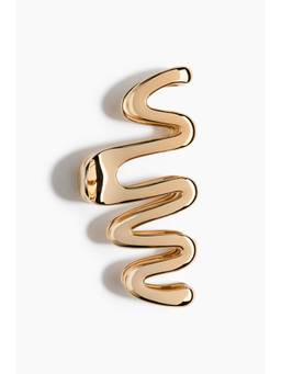 H&M - Women Gold Wavy Hair Claw