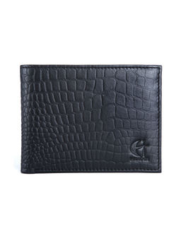 HiLEDER - Rfid Protected Pure Textured Leather Bifold Men's Daily Use Wallet Black