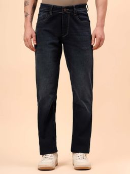 Cantabil - Men Blue Solid Straight Fit Jeans