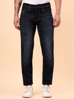 Cantabil - Men Blue Solid Straight Fit Jeans