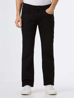 Pepe Jeans - Men Black Mid Rise Bootcut Stretchable Jeans
