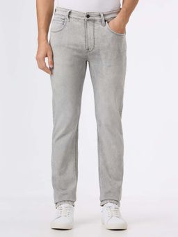 Pepe Jeans - Men Grey Mid Rise Straight Fit Gymindigo Jeans