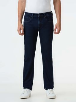 Pepe Jeans - Men Navy Blue Mid Rise Slim Fit Stretchable Jeans
