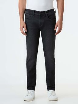 Pepe Jeans - Men Black Skinny Fit Ankle-Length Powerflex Jeans