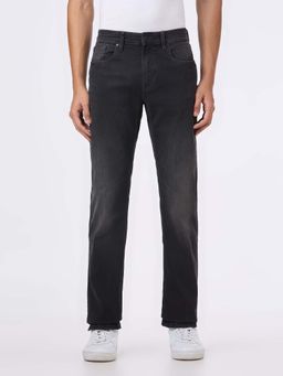 Pepe Jeans - Men Grey Mid Rise Straight Fit Jeans