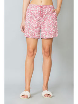 Van Heusen Woman Lingerie and Athleisure - Van Heusen Women Functional Pocket & Drawstring Waist Lounge Shorts - Pink