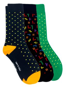 Mint & Oak - Men Dapper Dots Socks (Pack of 3)