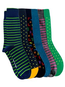 Mint & Oak - Men Colorful Crew Socks (Pack of 6)