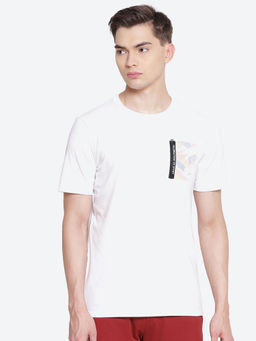 ASICS - Pocketed Ss White Men Gym & Training T-shirts