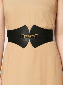 Twenty Dresses by Nykaa Fashion - Black Old School Love Belt