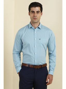 Allen Solly - Men Blue Checks Full Sleeves Shirt