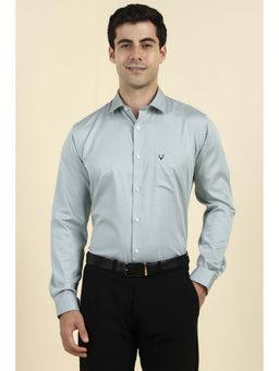 Allen Solly - Men Light Blue Print Full Sleeves Shirt