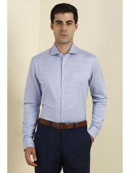 Allen Solly - Men Light Blue Printed Full Sleeves Shirt